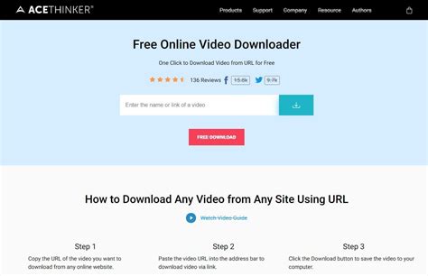 Download streaming video url